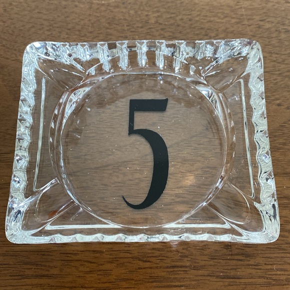 Mid Century Glass Ashtray Set - Picture 3 of 8